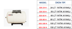 SABİT MEMBRANLI GENLEŞME TANKLARI -SDS 50 H